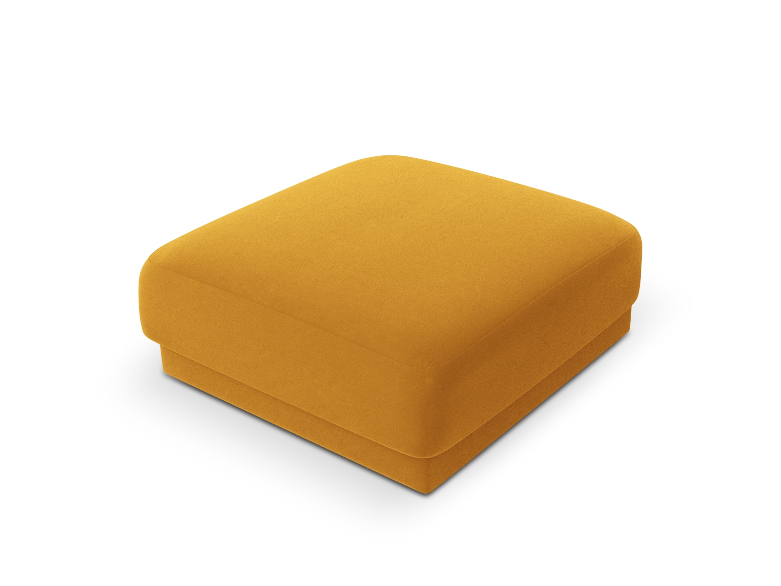 Velvet Pouf, "Miley", 1 Seat, 90x90x40