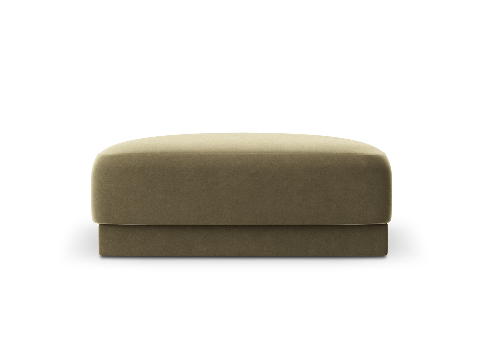 Velvet Pouf, "Miley", 1 Seat, 90x90x40