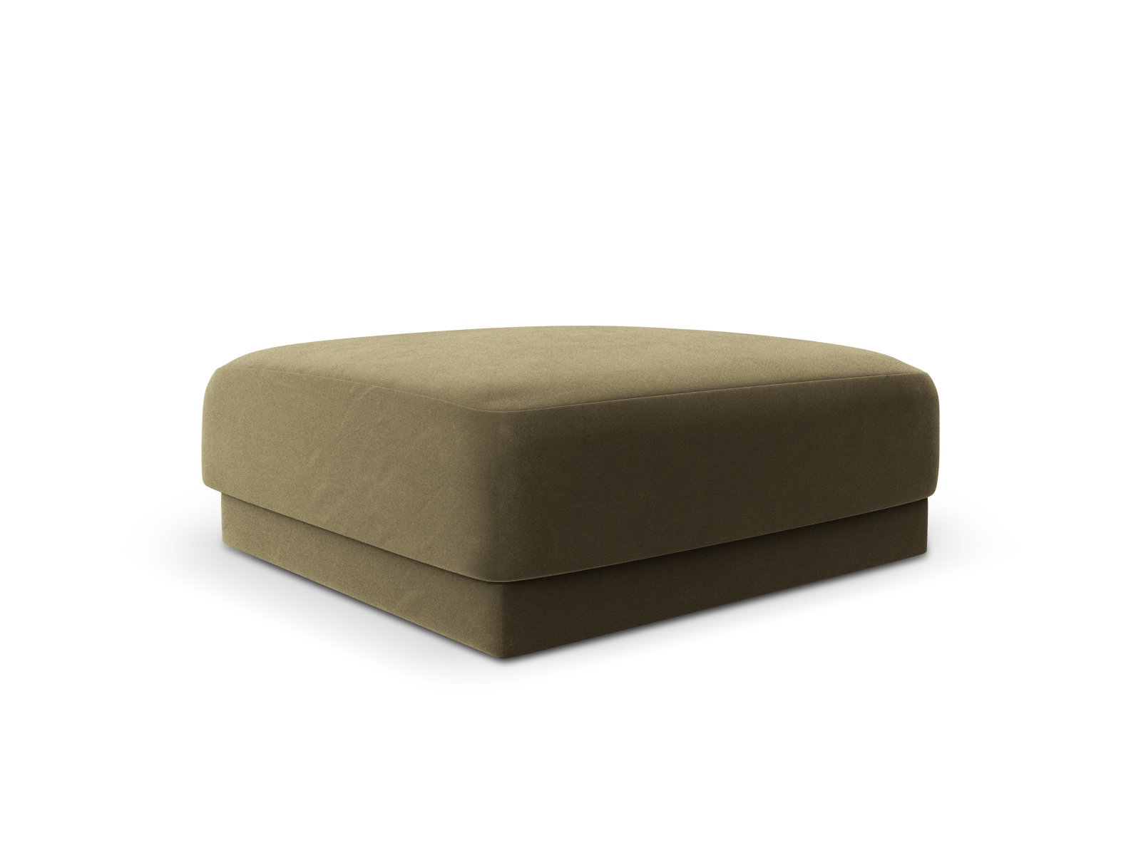 Velvet Pouf, "Miley", 1 Seat, 90x90x40