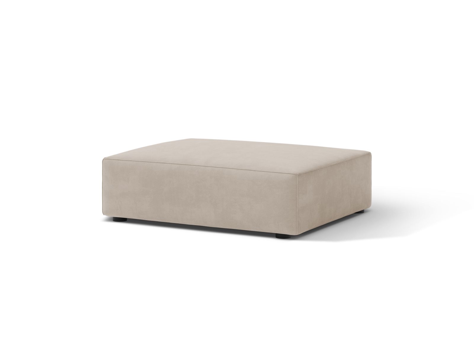 Velvet Pouf, "Jodie", 1 Seat, 99x80x40