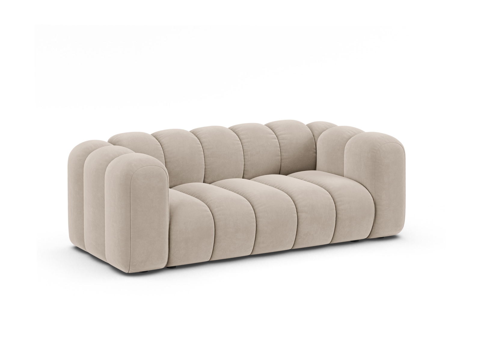 Velvet Sofa, "Lupine", 2 Seats, 200x95x70