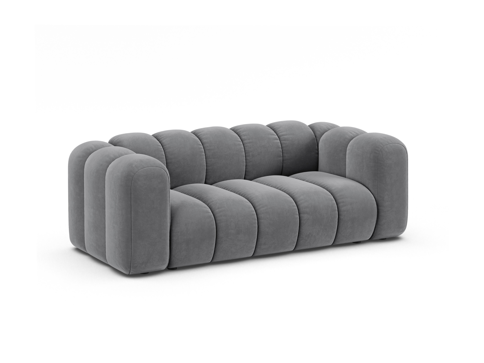 Velvet Sofa, "Lupine", 2 Seats, 200x95x70