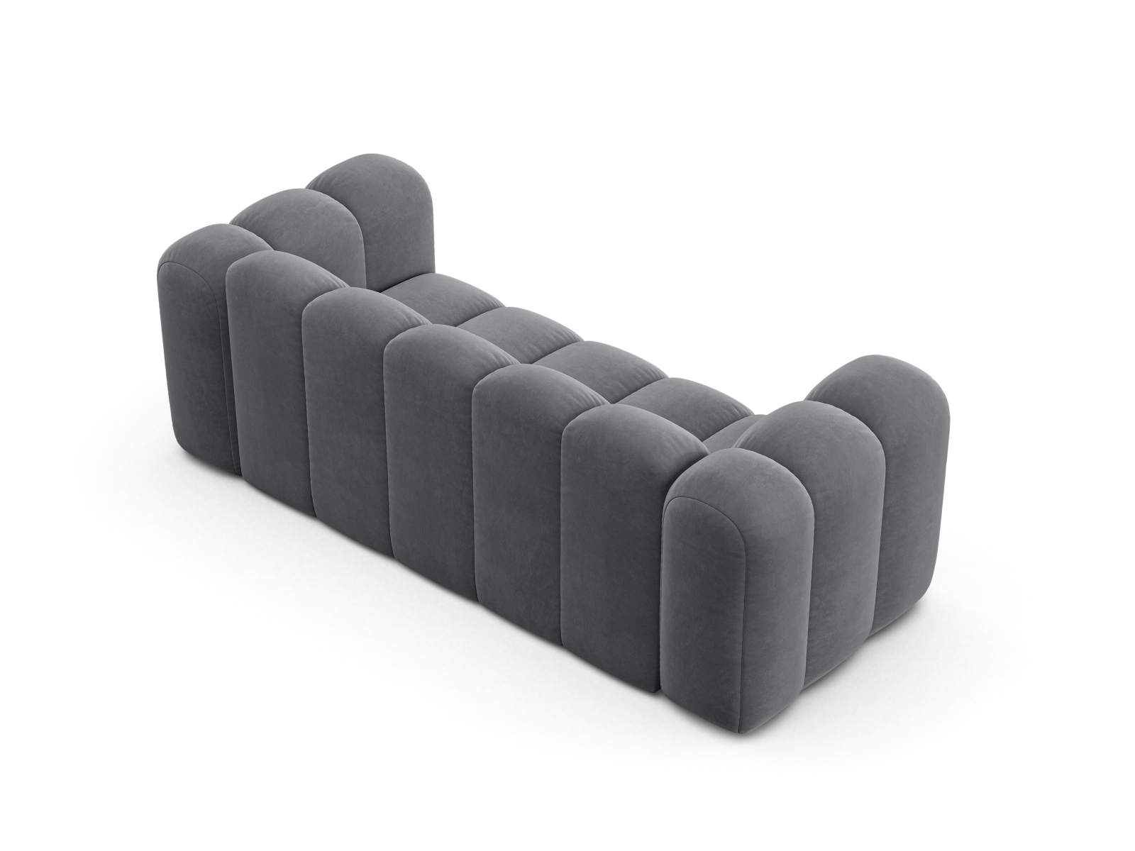 Velvet Sofa, "Lupine", 2 Seats, 200x95x70