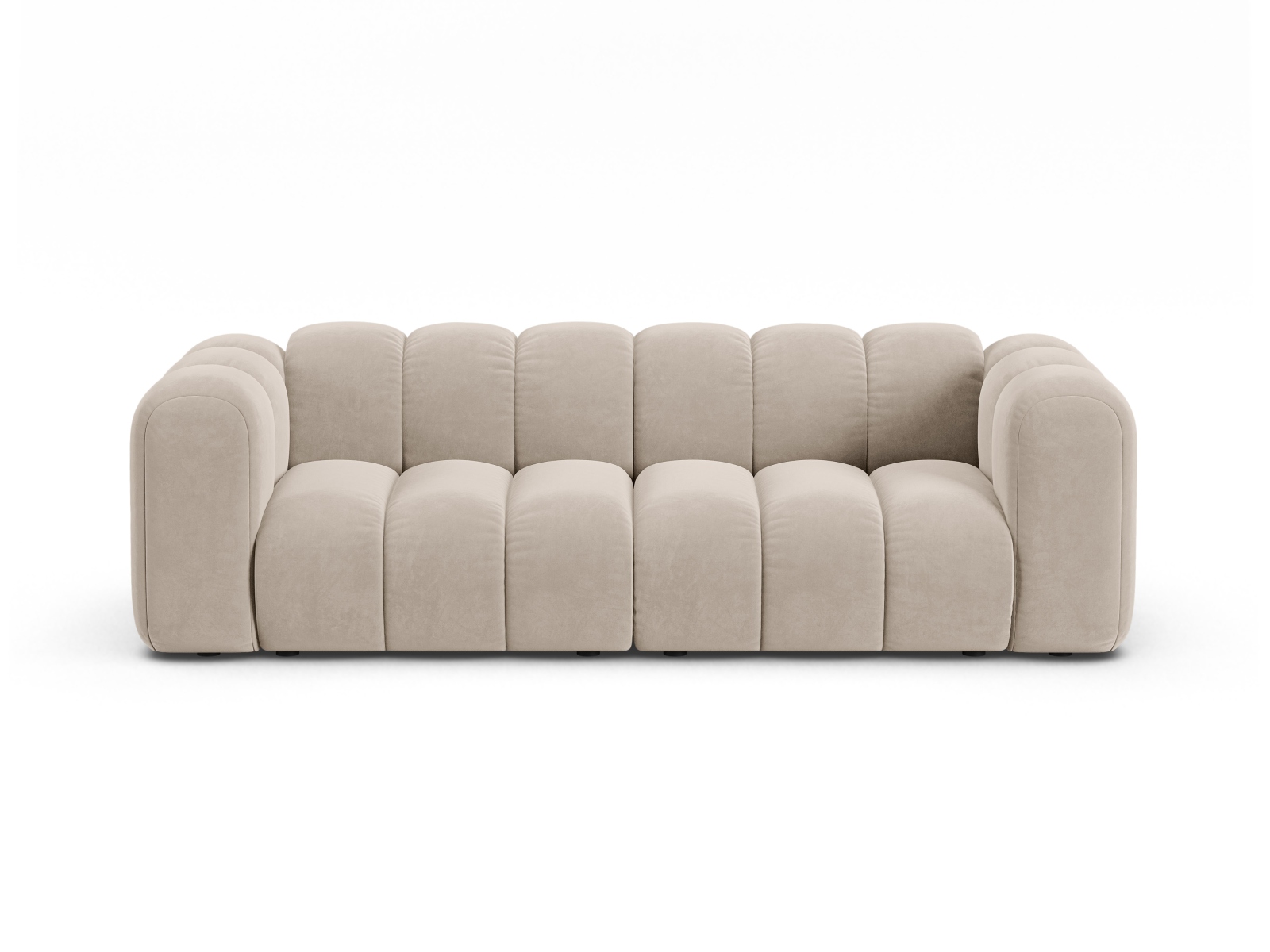 Velvet Sofa, "Lupine", 3 Seats, 230x95x70