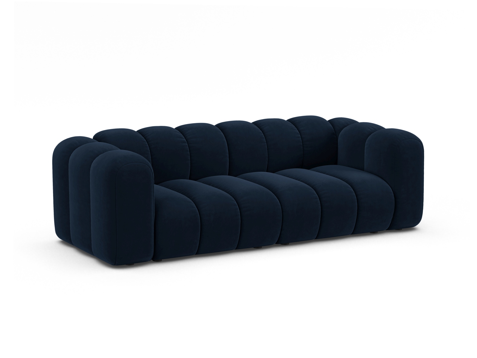 Velvet Sofa, "Lupine", 3 Seats, 230x95x70