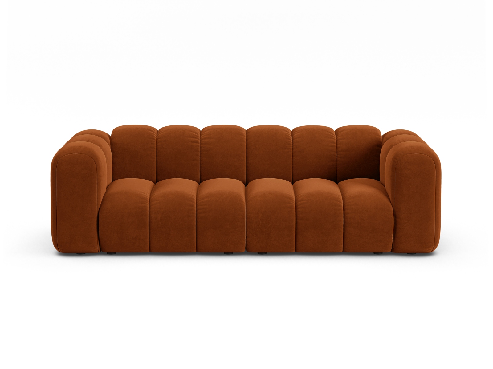 Velvet Sofa, "Lupine", 3 Seats, 230x95x70