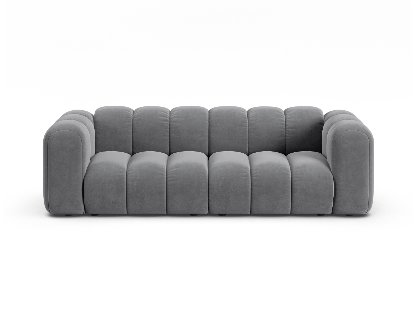 Velvet Sofa, "Lupine", 3 Seats, 230x95x70