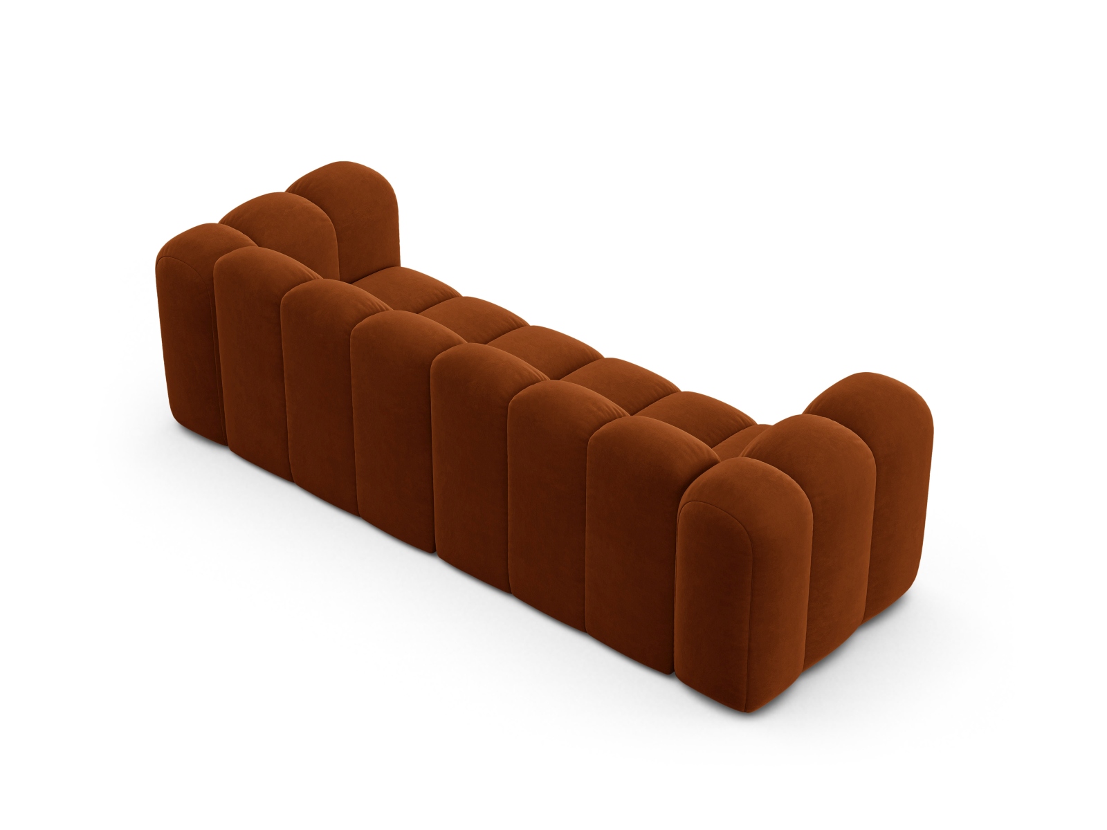 Velvet Sofa, "Lupine", 3 Seats, 230x95x70