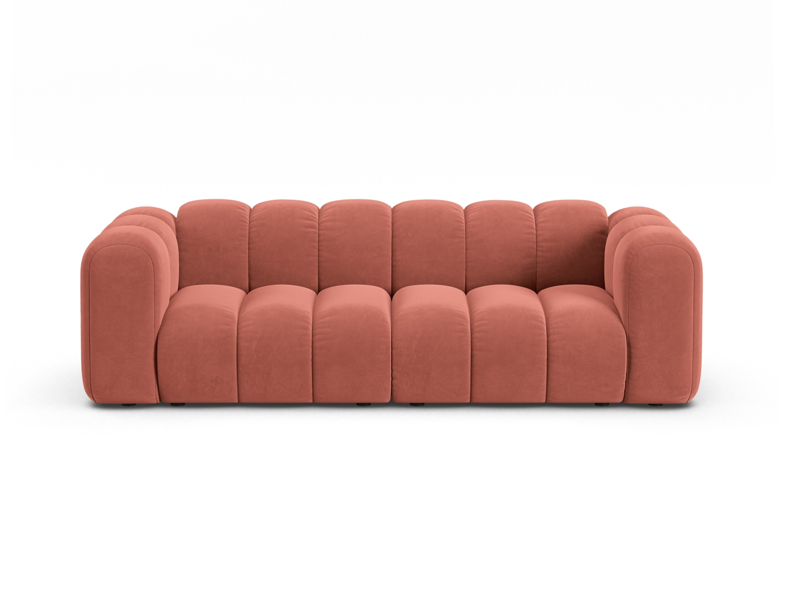 Velvet Sofa, "Lupine", 3 Seats, 230x95x70