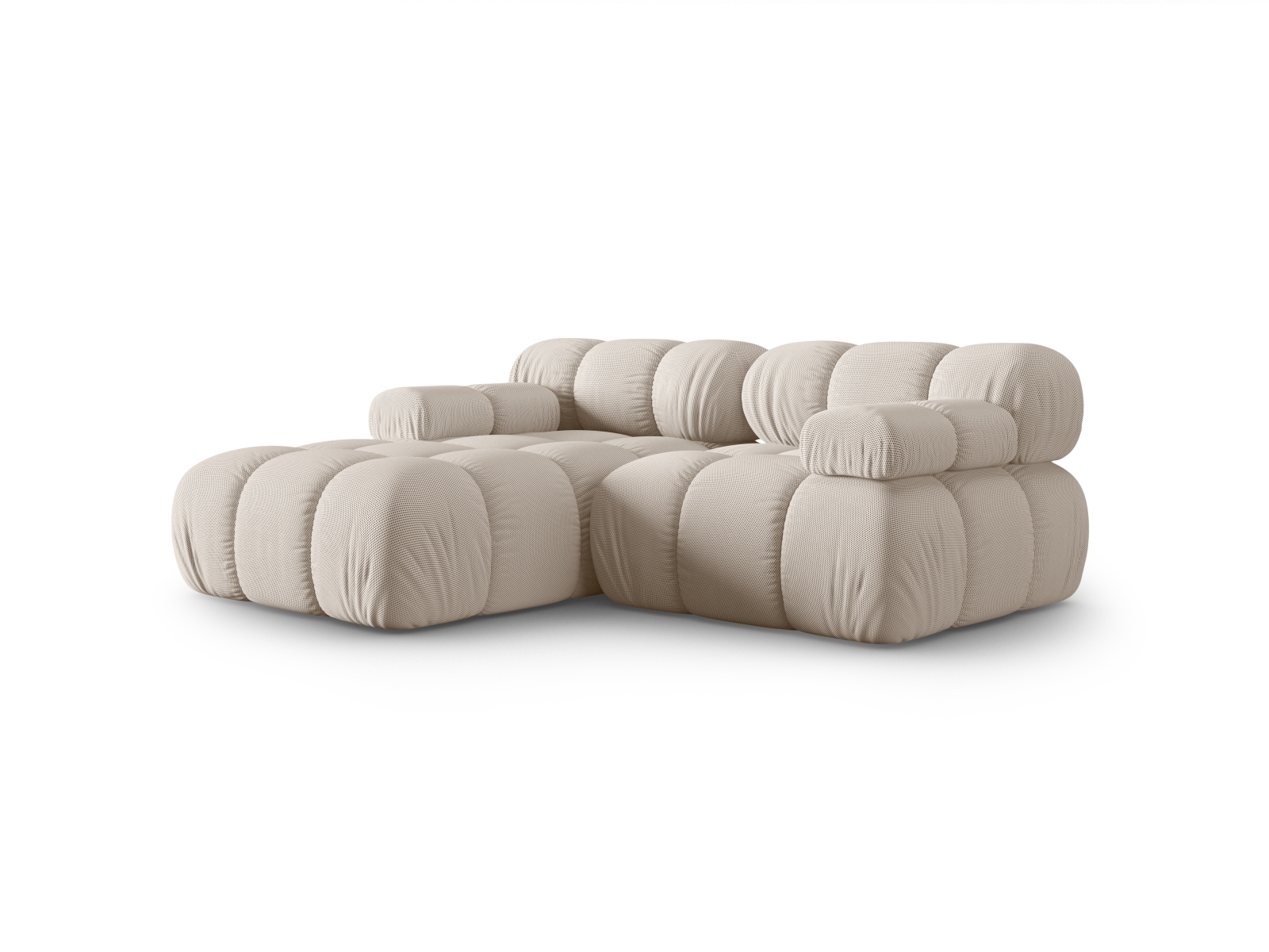 Modular Left Corner Sofa, "Bellis", 3 Seats, 188x155x70