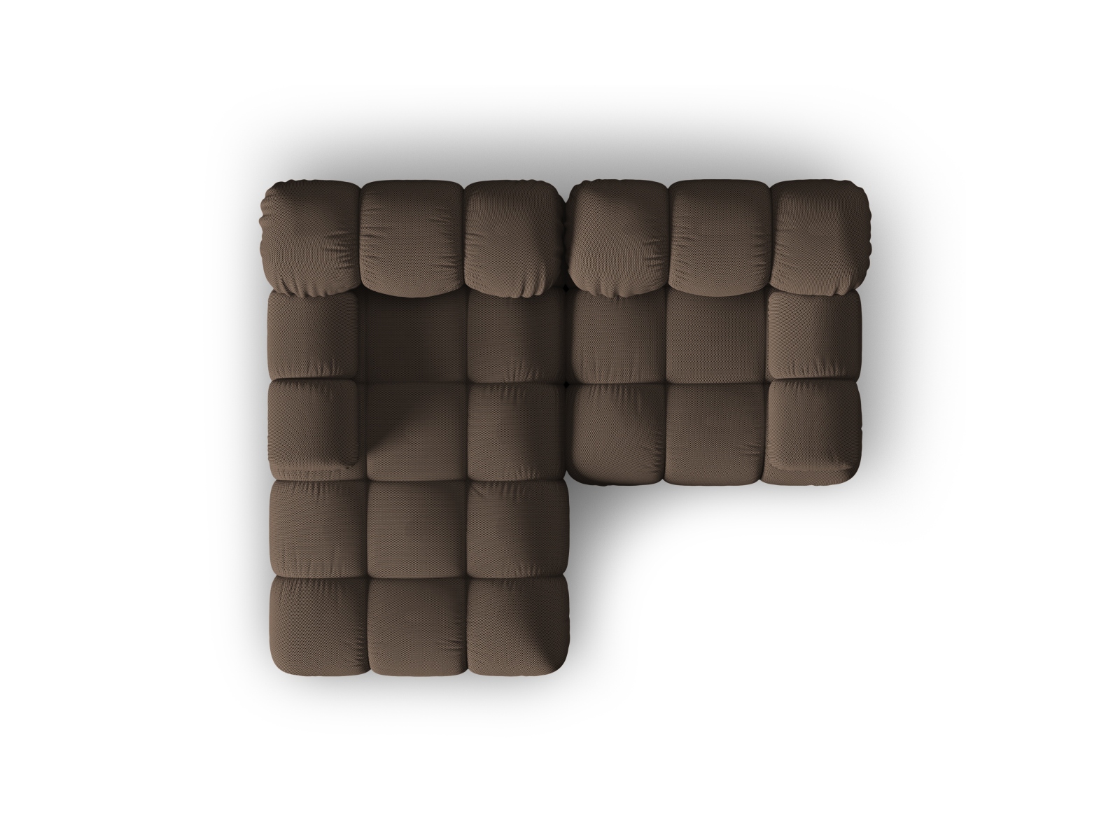 Modular Left Corner Sofa, "Bellis", 3 Seats, 188x155x70