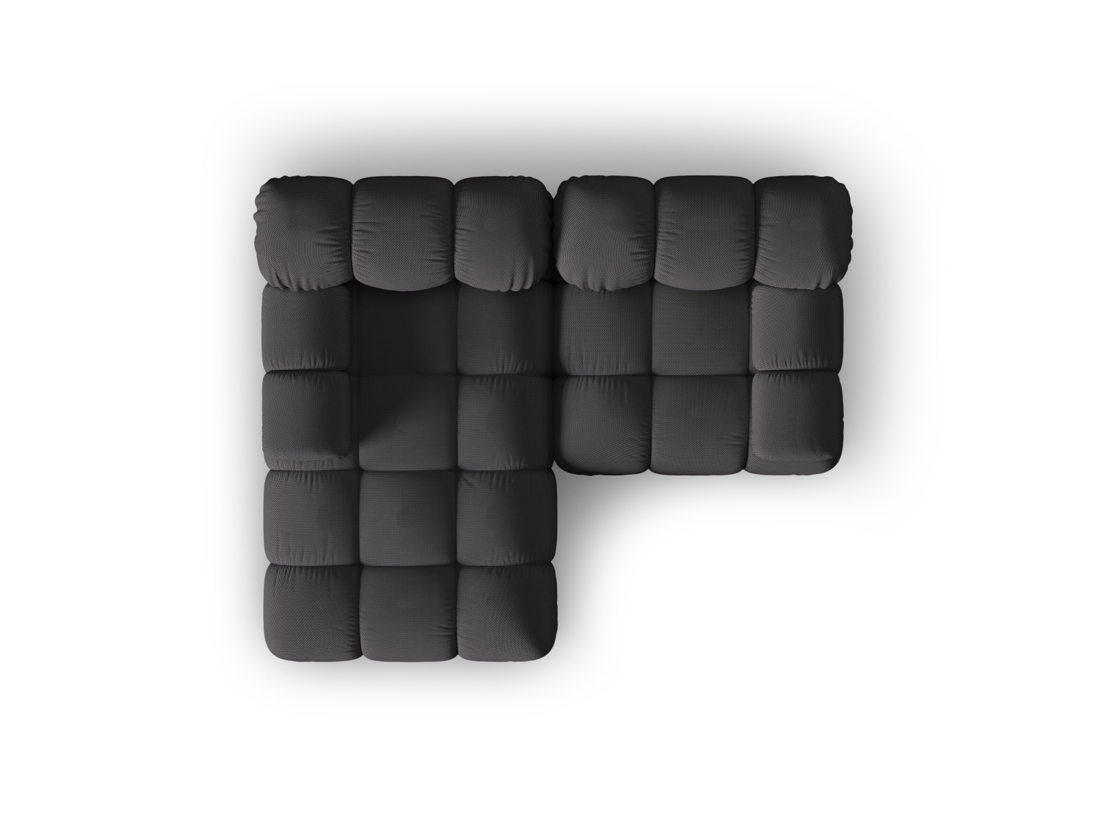 Modular Left Corner Sofa, "Bellis", 3 Seats, 188x155x70