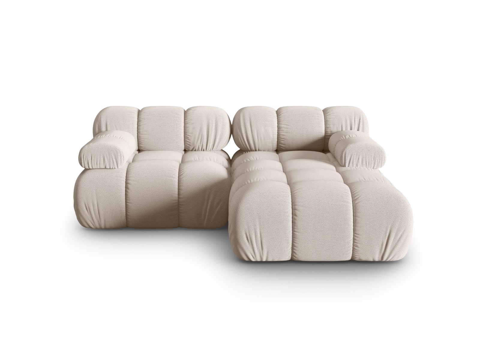 Modular Right Corner Sofa, "Bellis", 3 Seats, 188x155x70