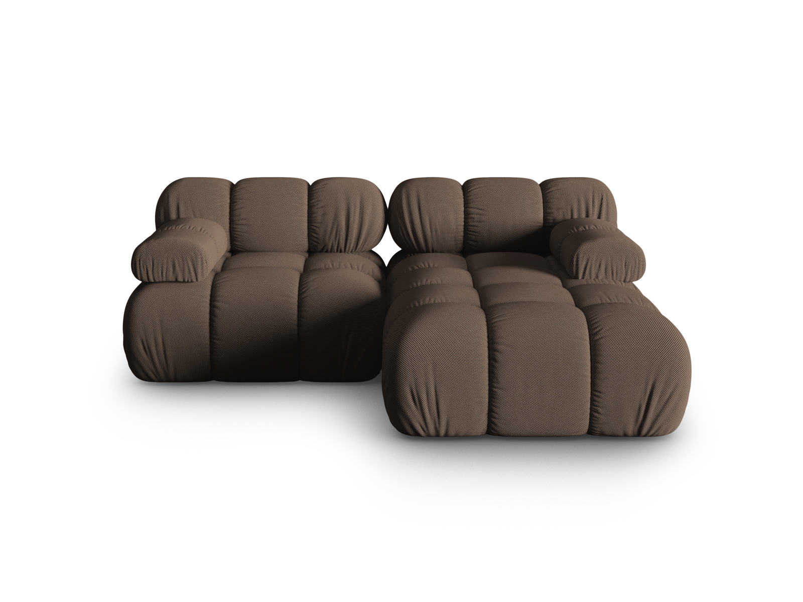 Modular Right Corner Sofa, "Bellis", 3 Seats, 188x155x70