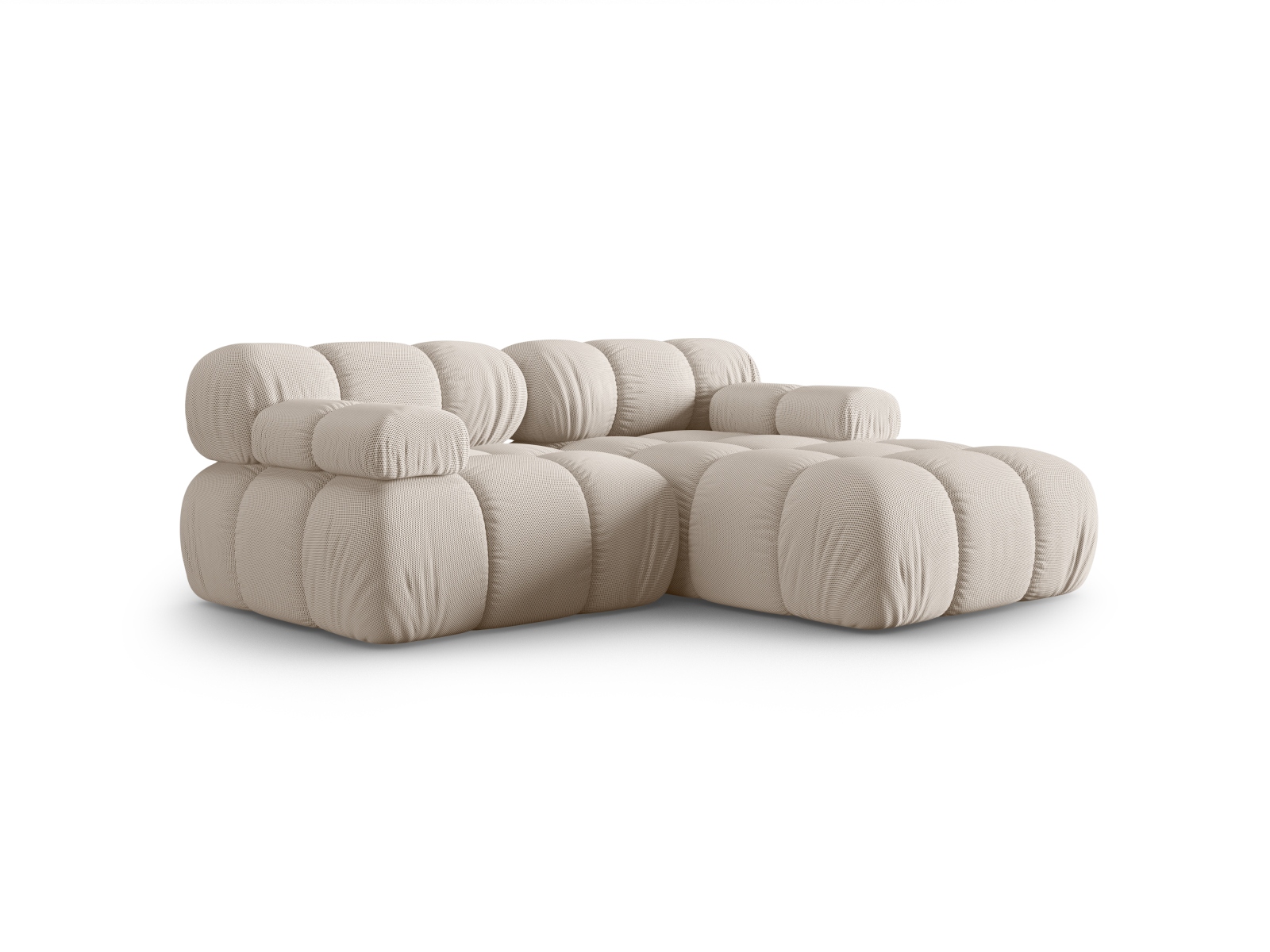 Modular Right Corner Sofa, "Bellis", 3 Seats, 188x155x70