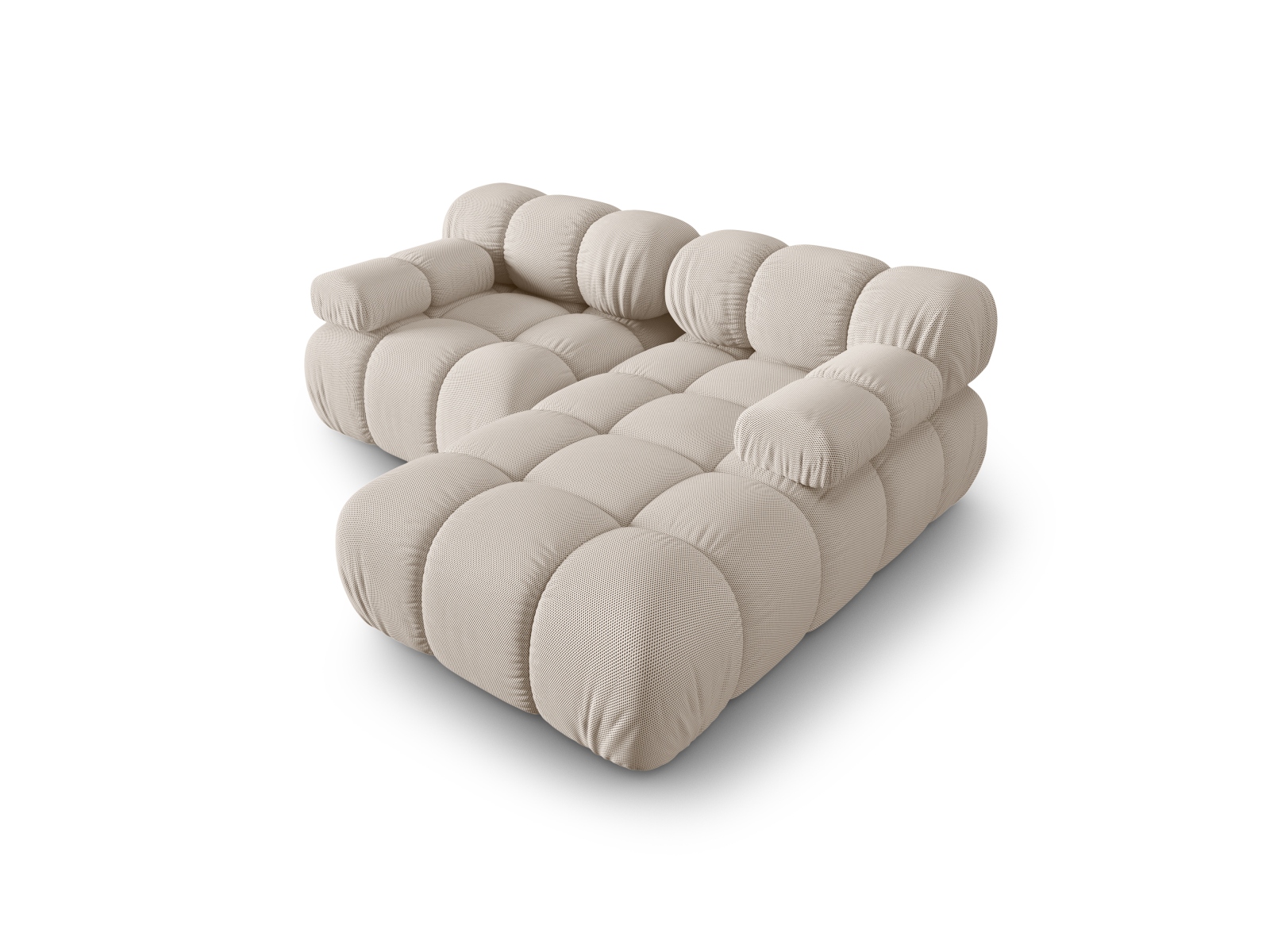 Modular Right Corner Sofa, "Bellis", 3 Seats, 188x155x70