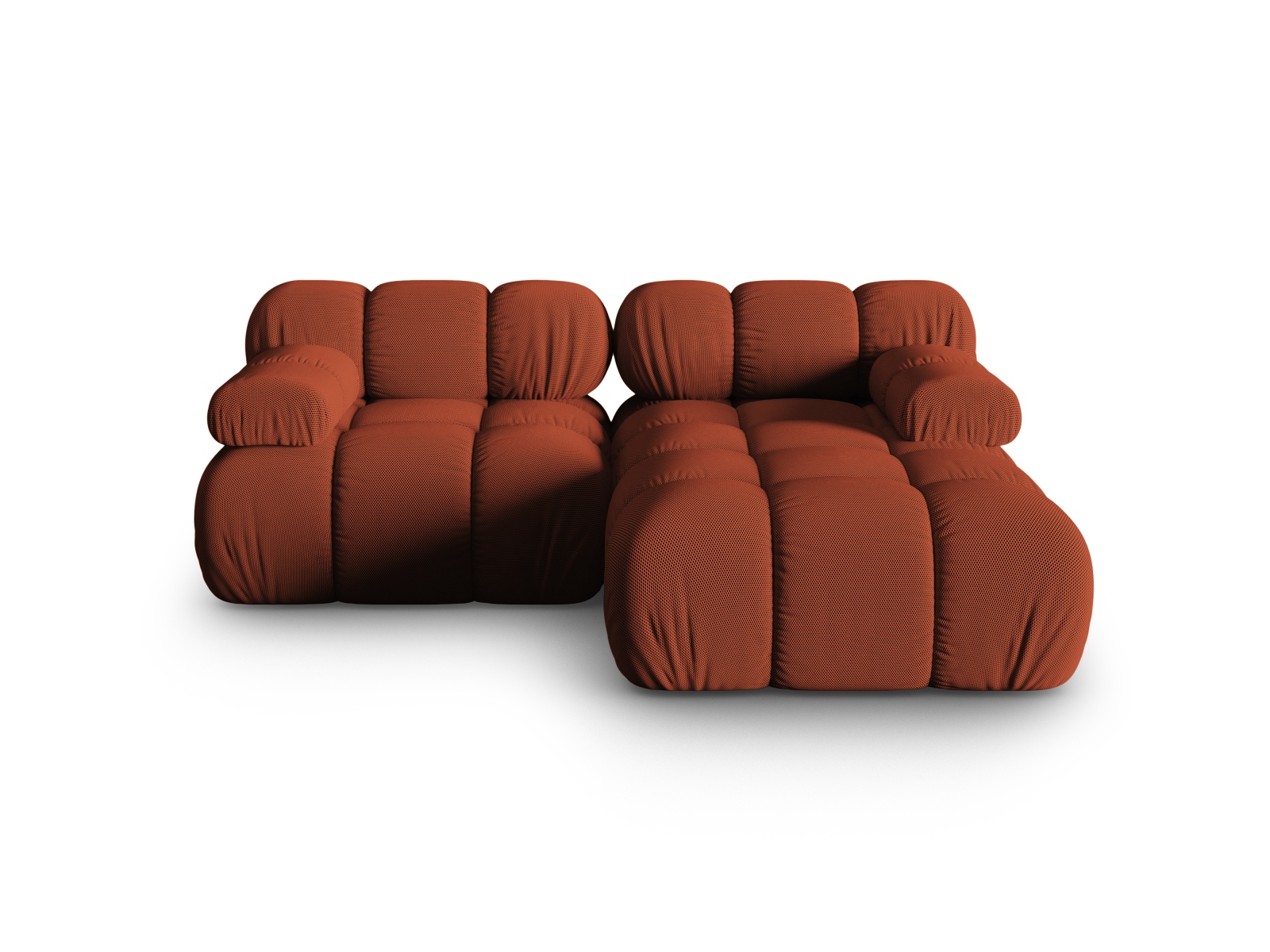 Modular Right Corner Sofa, "Bellis", 3 Seats, 188x155x70