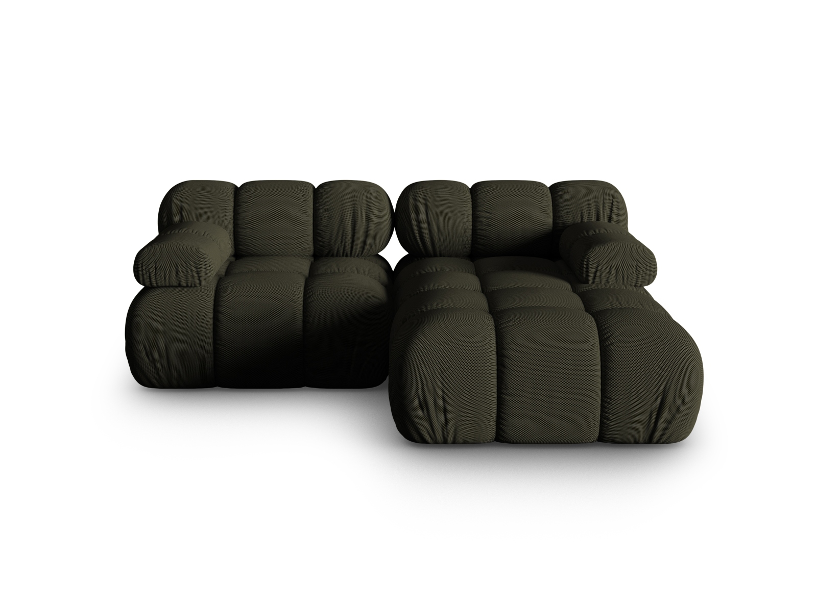 Modular Right Corner Sofa, "Bellis", 3 Seats, 188x155x70