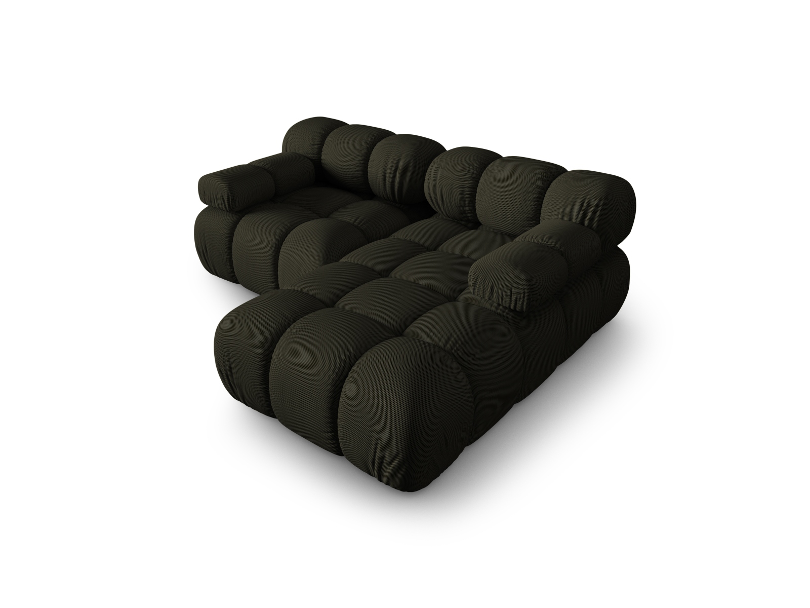 Modular Right Corner Sofa, "Bellis", 3 Seats, 188x155x70