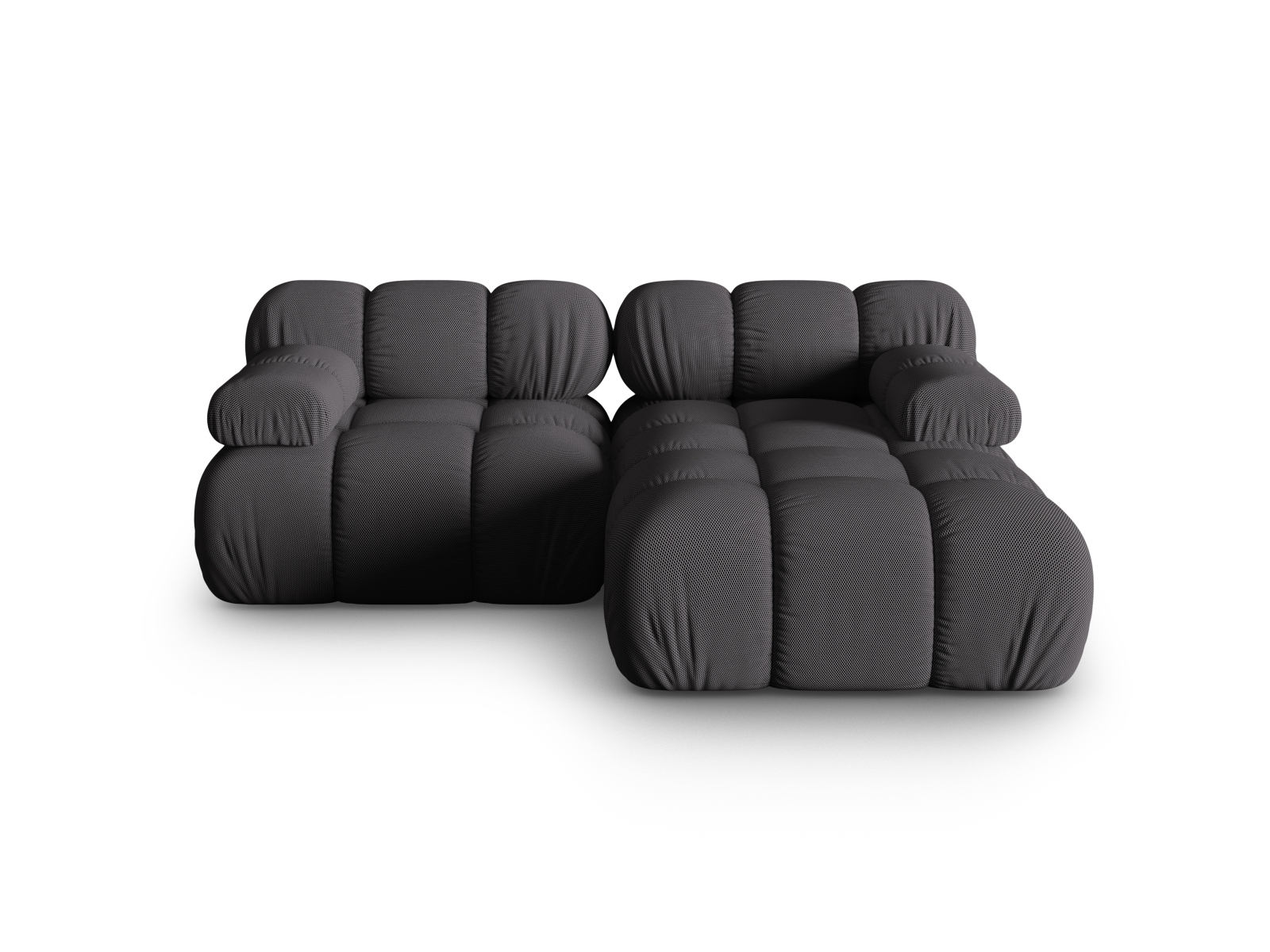 Modular Right Corner Sofa, "Bellis", 3 Seats, 188x155x70