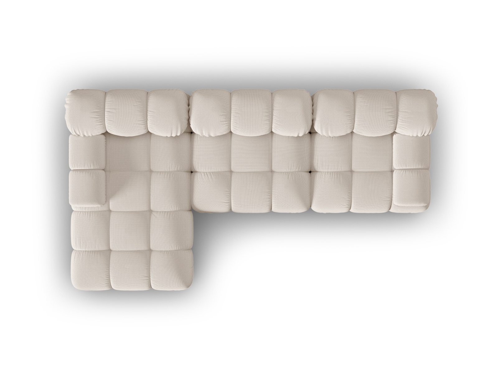 Modular Left Corner Sofa, "Bellis", 4 Seats, 282x155x70