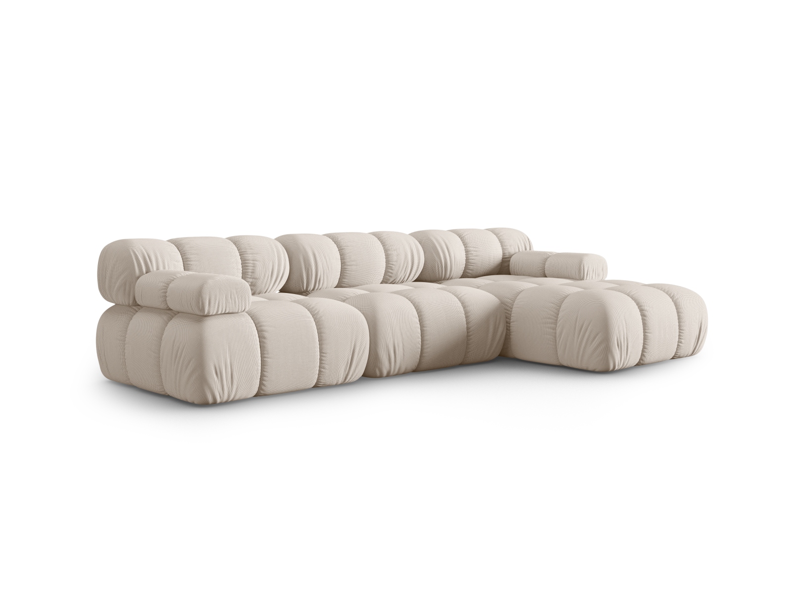 Modular Right Corner Sofa, "Bellis", 4 Seats, 282x155x70