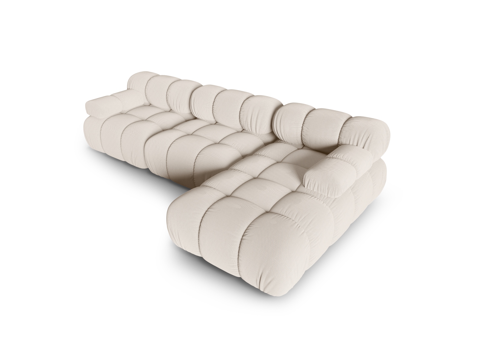 Modular Right Corner Sofa, "Bellis", 4 Seats, 282x155x70