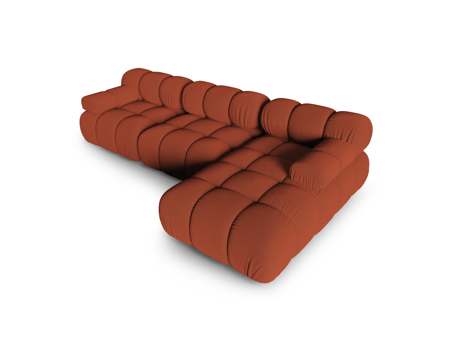Modular Right Corner Sofa, "Bellis", 4 Seats, 282x155x70