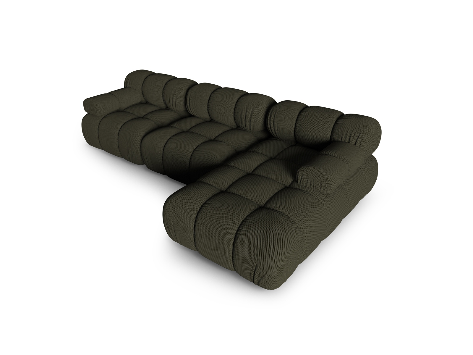 Modular Right Corner Sofa, "Bellis", 4 Seats, 282x155x70