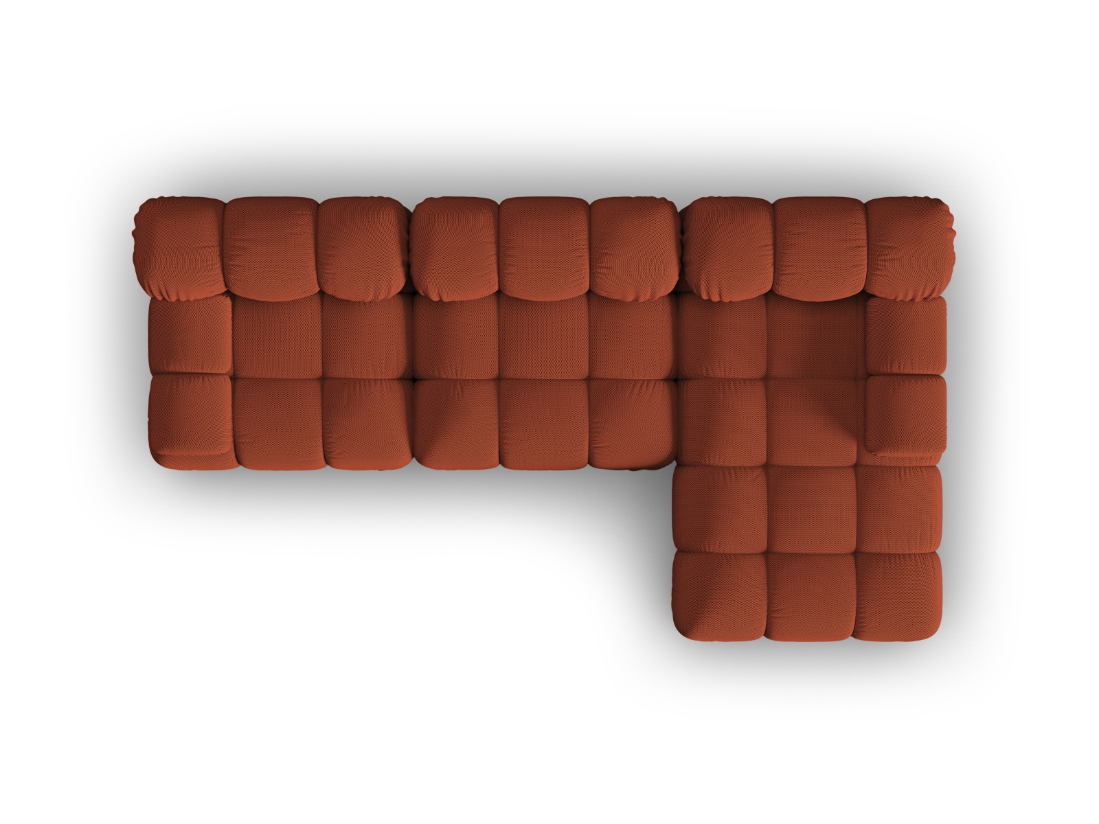 Modular Right Corner Sofa, "Bellis", 4 Seats, 282x155x70