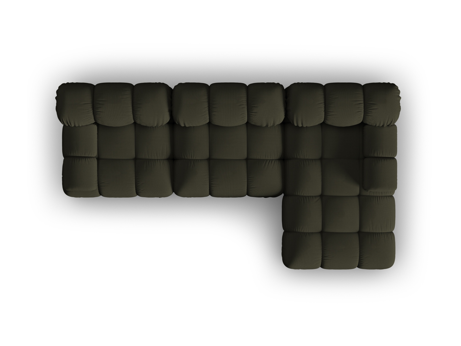 Modular Right Corner Sofa, "Bellis", 4 Seats, 282x155x70
