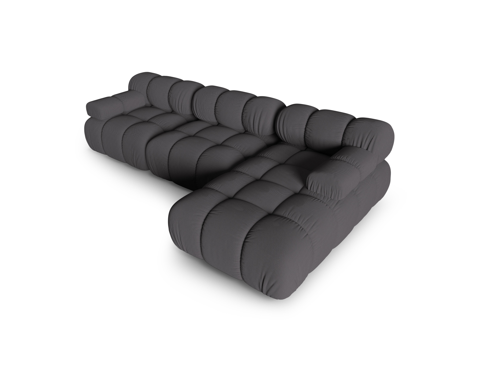 Modular Right Corner Sofa, "Bellis", 4 Seats, 282x155x70