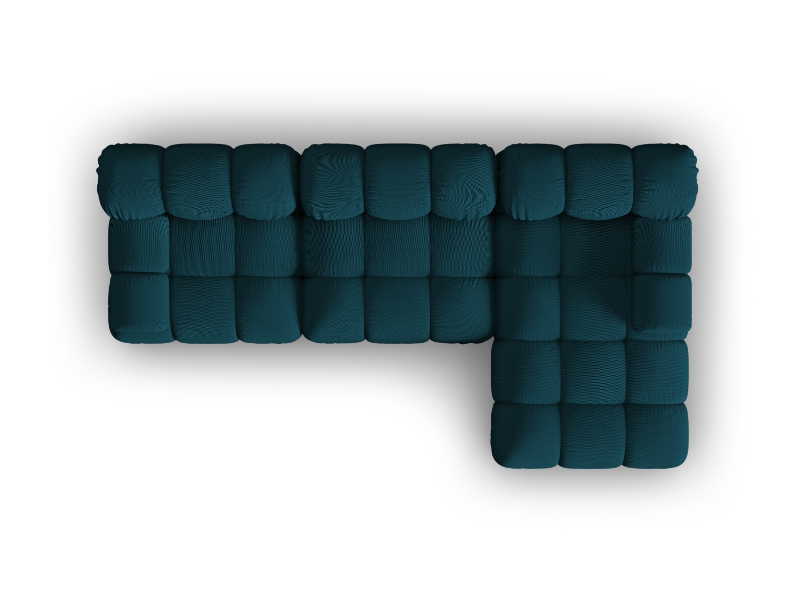 Modular Right Corner Sofa, "Bellis", 4 Seats, 282x155x70