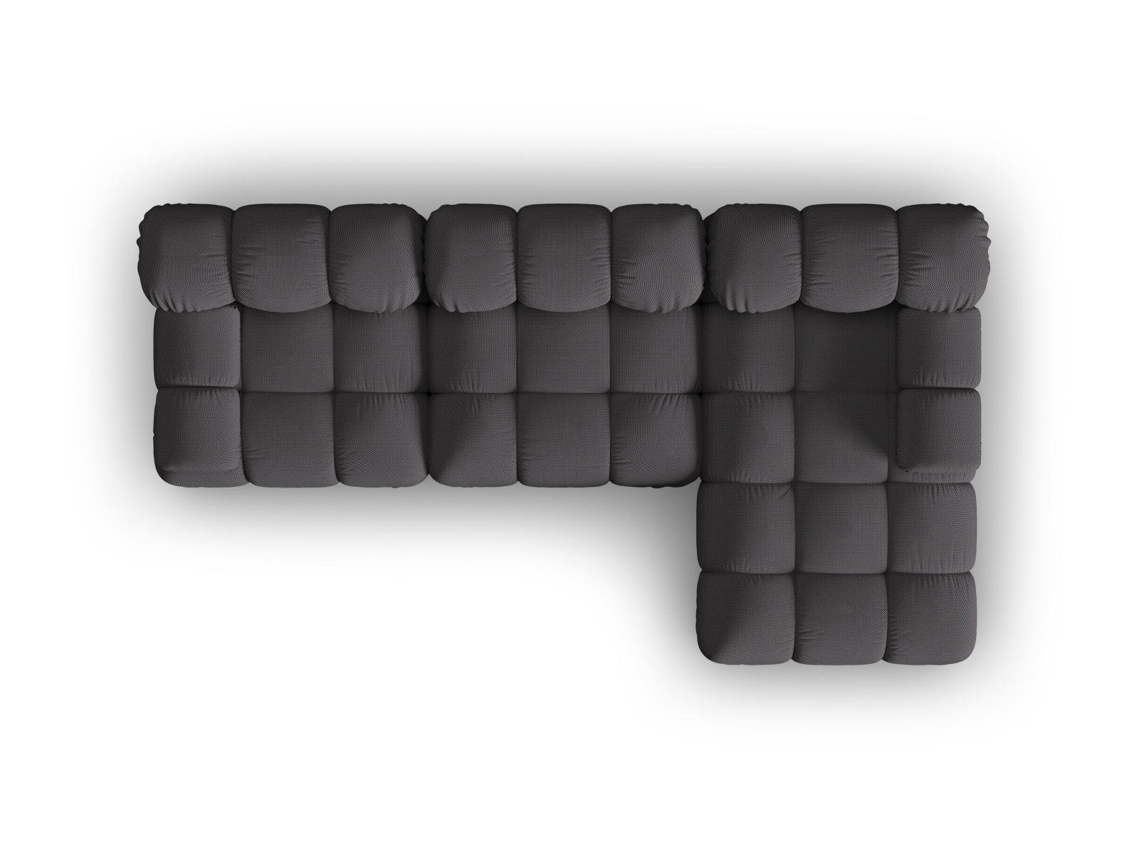 Modular Right Corner Sofa, "Bellis", 4 Seats, 282x155x70