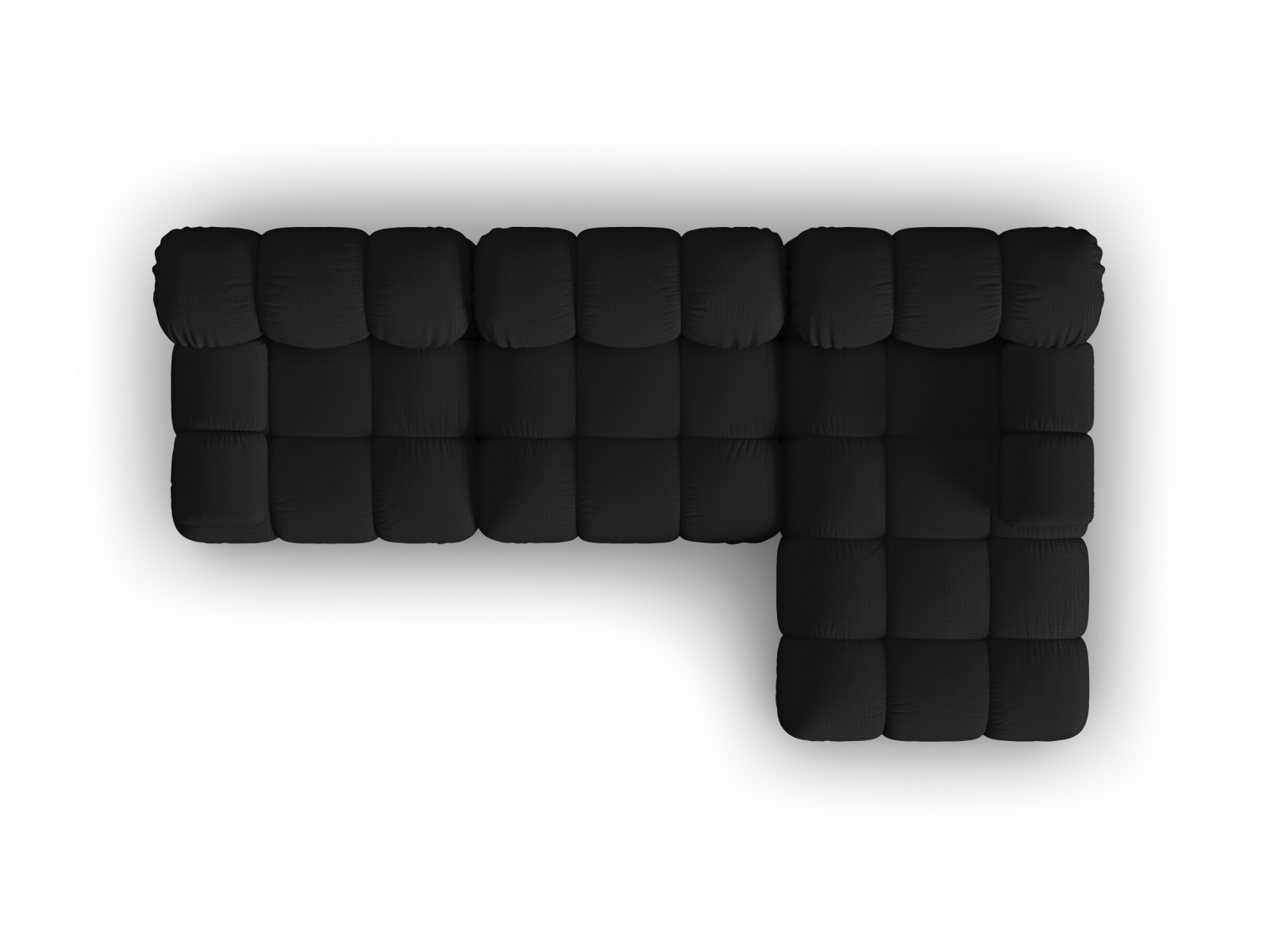 Modular Right Corner Sofa, "Bellis", 4 Seats, 282x155x70