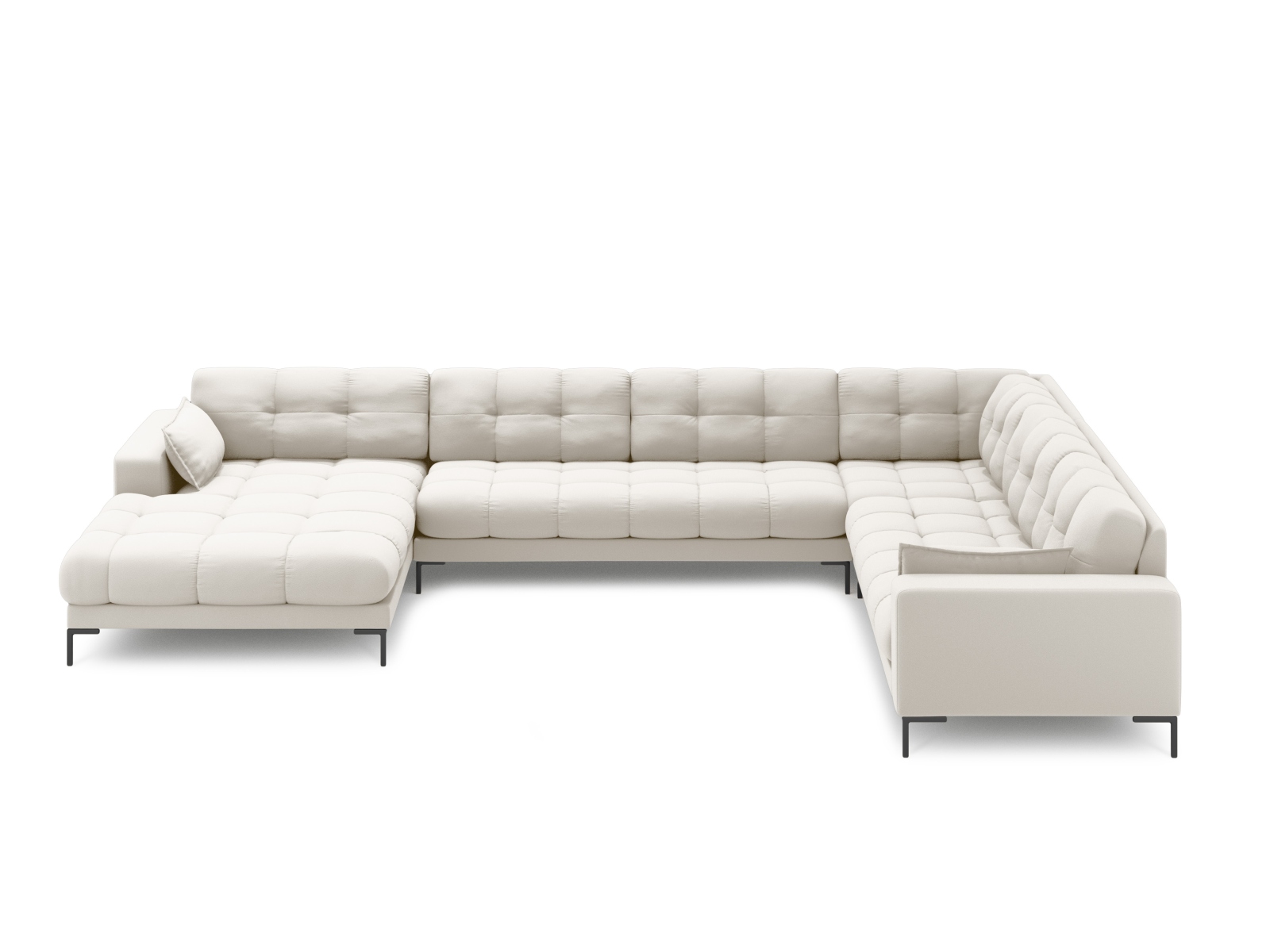Panoramic Right Corner Sofa, "Mamaia", 7 Seats, 327x256x75