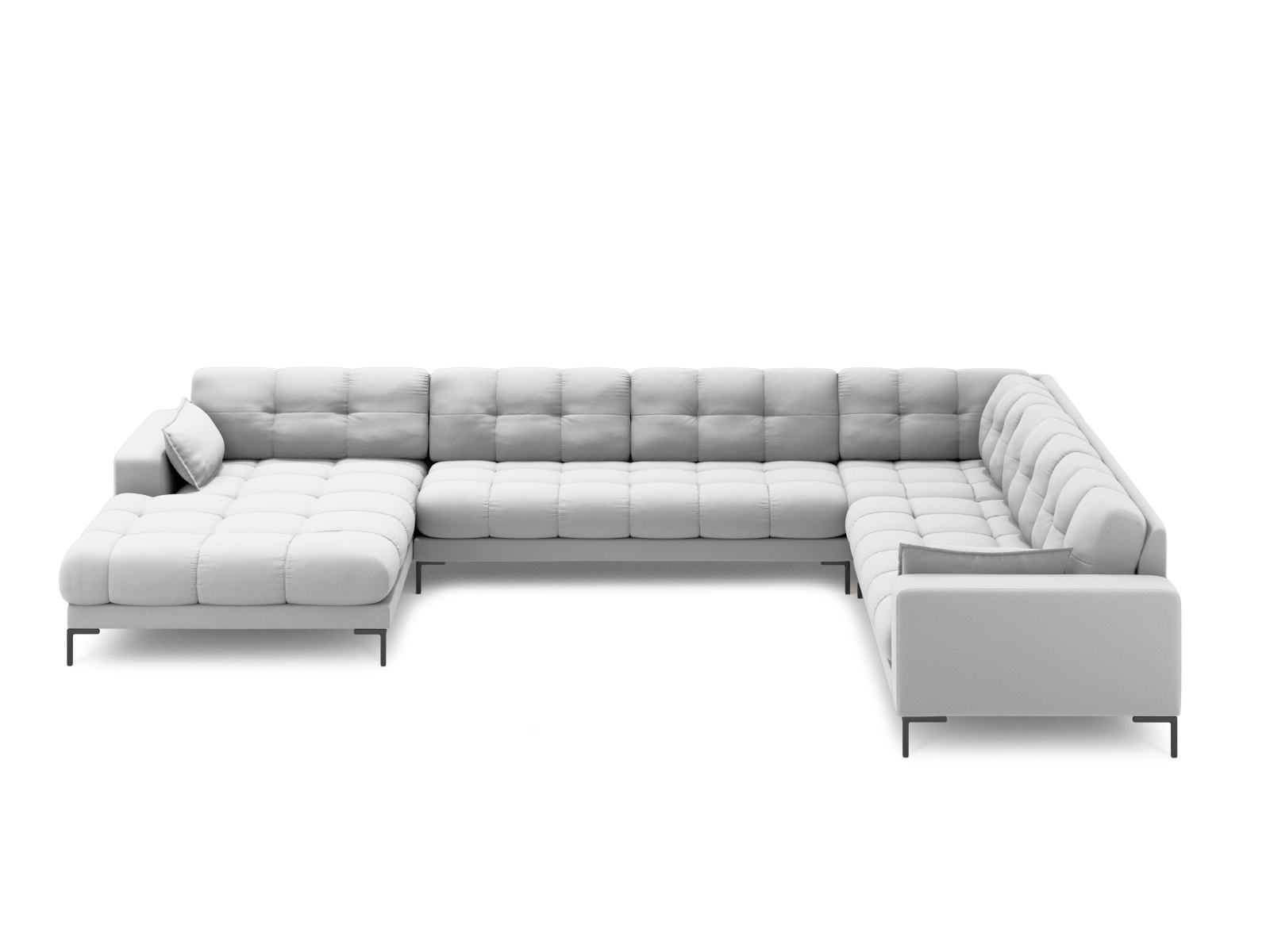 Panoramic Right Corner Sofa, "Mamaia", 7 Seats, 327x256x75