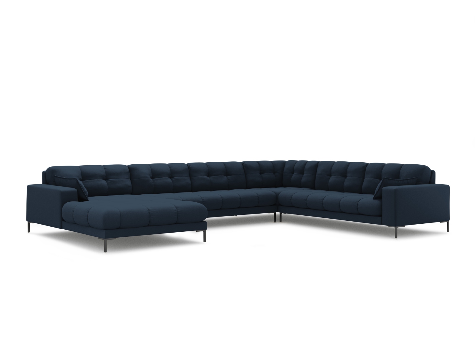 Panoramic Right Corner Sofa, "Mamaia", 7 Seats, 327x256x75