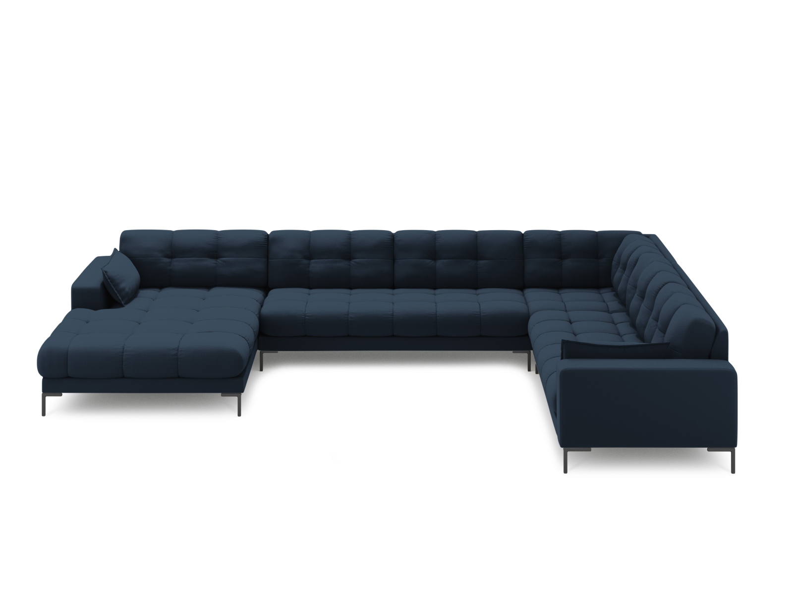 Panoramic Right Corner Sofa, "Mamaia", 7 Seats, 327x256x75