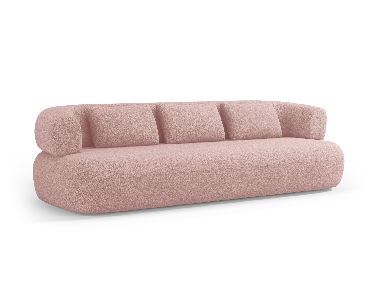 Boucle Sofa, "Jenny", 4 Seats, 226x90x73