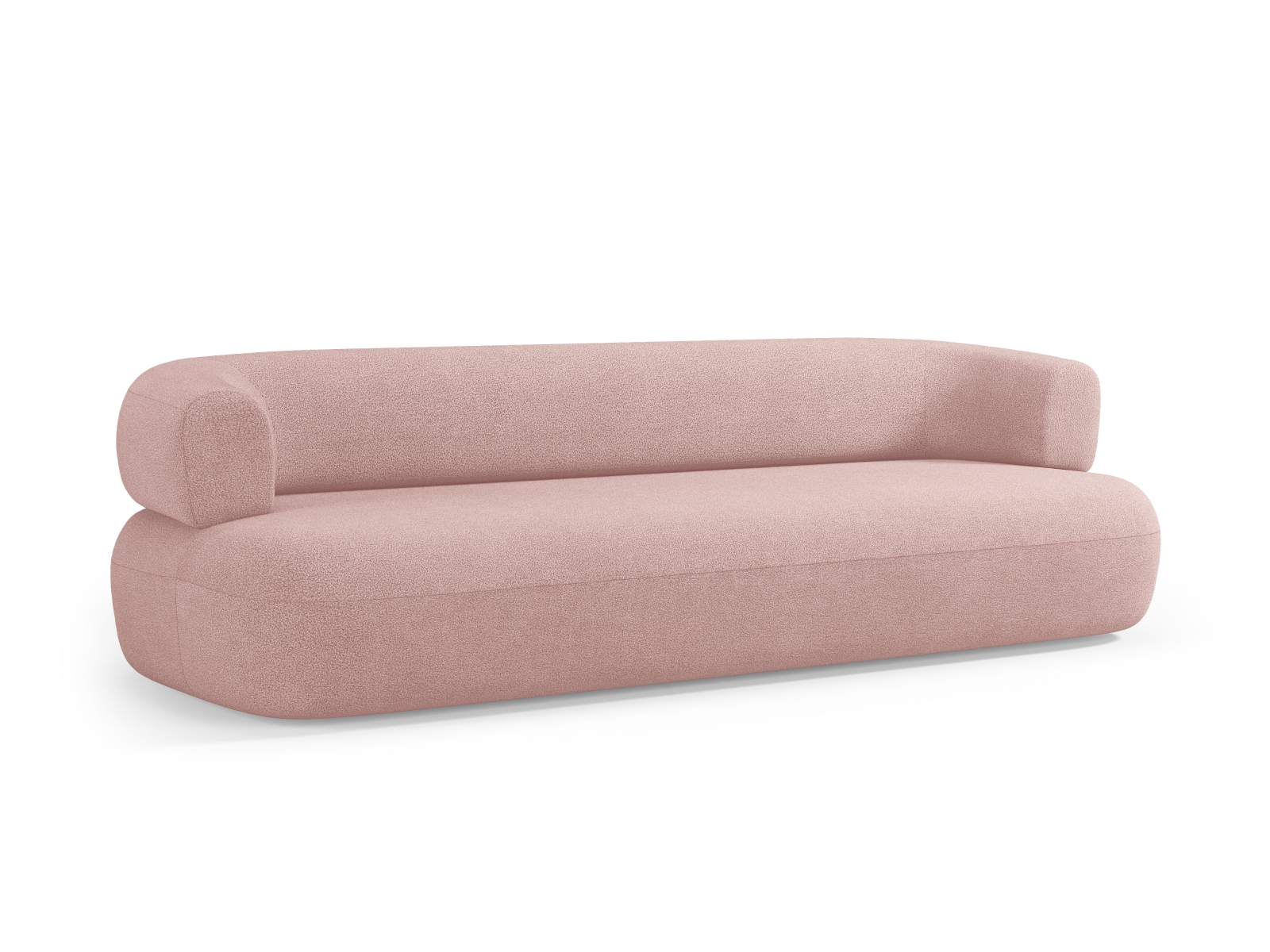 Boucle Sofa, "Jenny", 4 Seats, 226x90x73