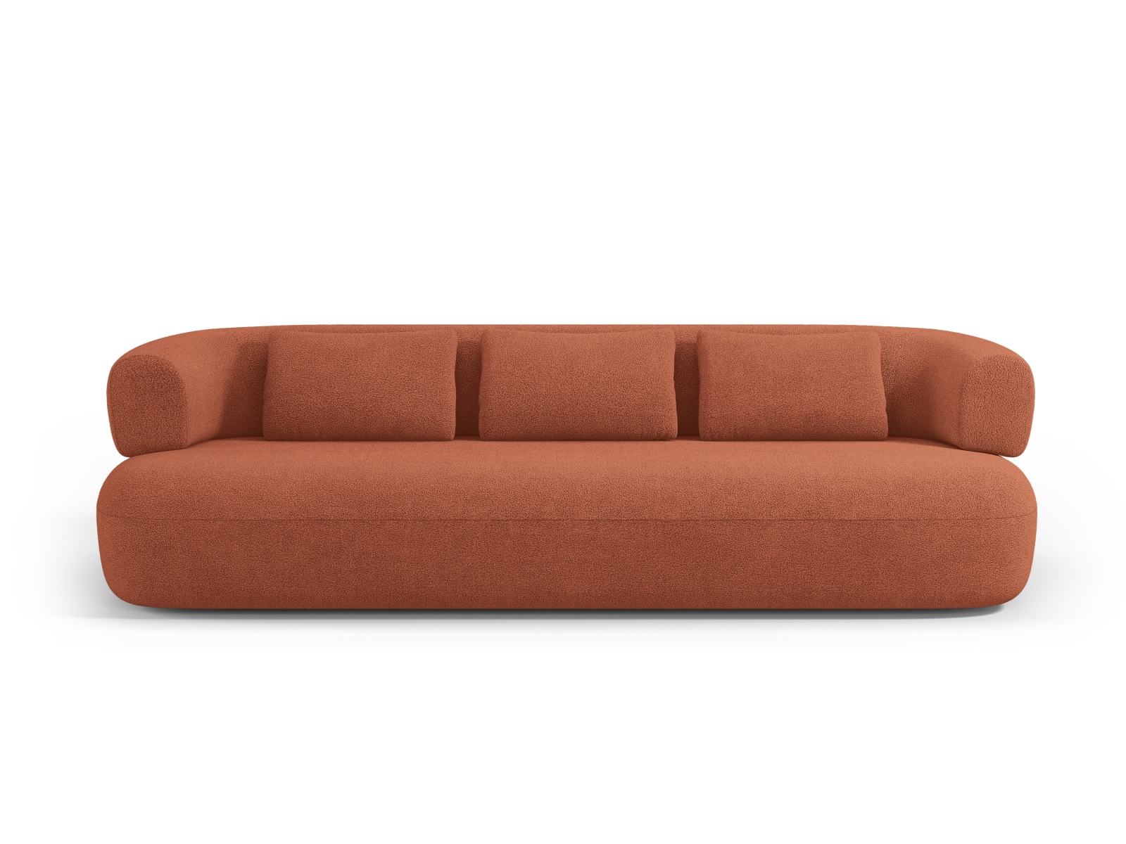 Boucle Sofa, "Jenny", 4 Seats, 226x90x73