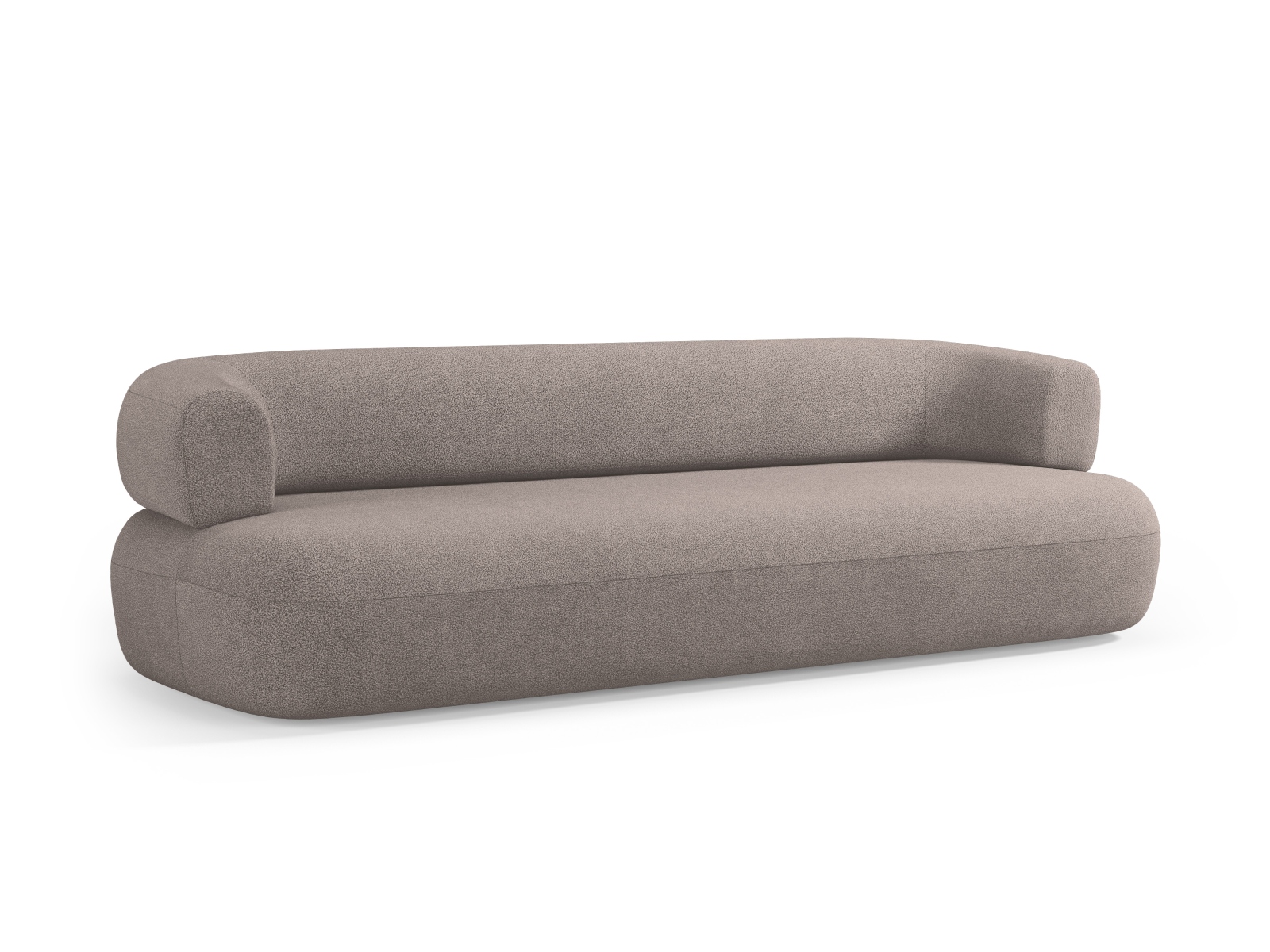 Boucle Sofa, "Jenny", 4 Seats, 226x90x73