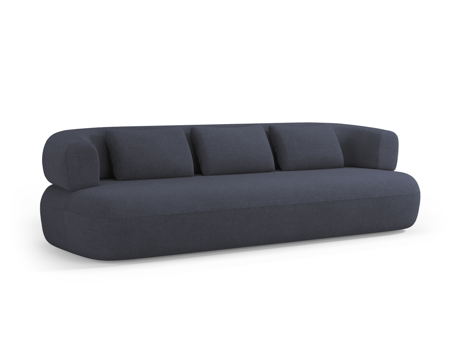 Boucle Sofa, "Jenny", 4 Seats, 226x90x73