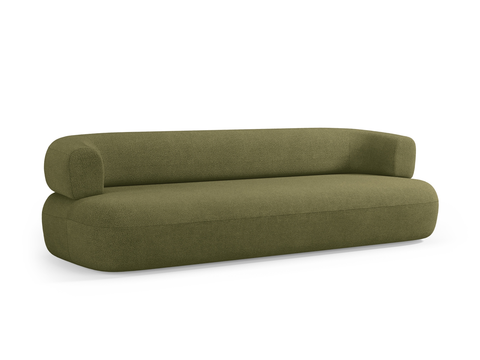 Boucle Sofa, "Jenny", 4 Seats, 226x90x73