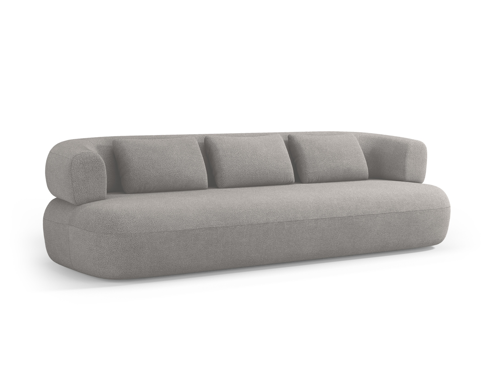 Boucle Sofa, "Jenny", 4 Seats, 226x90x73