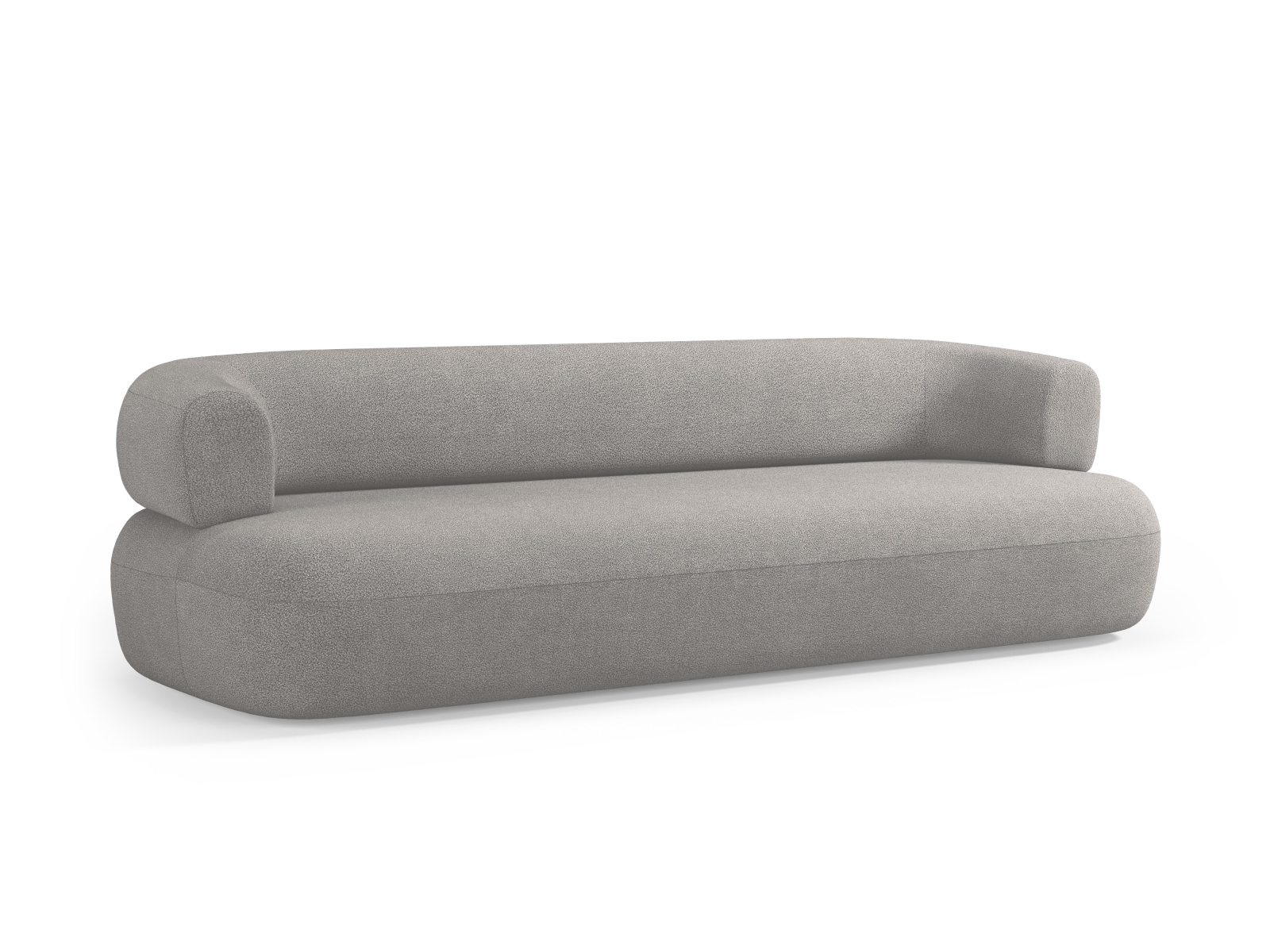 Boucle Sofa, "Jenny", 4 Seats, 226x90x73