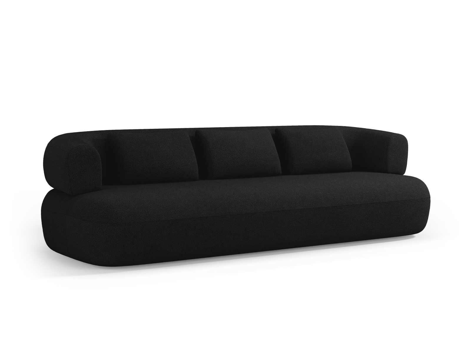Boucle Sofa, "Jenny", 4 Seats, 226x90x73