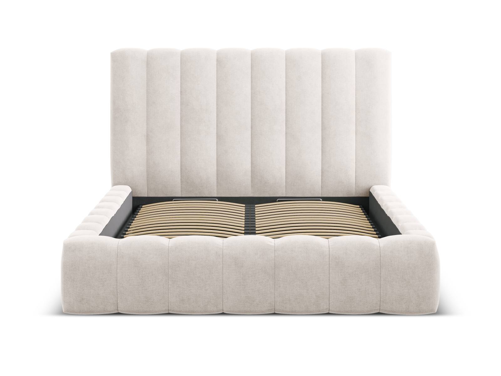 Storage Bed With Headboard, "Kelp", 225x230x125