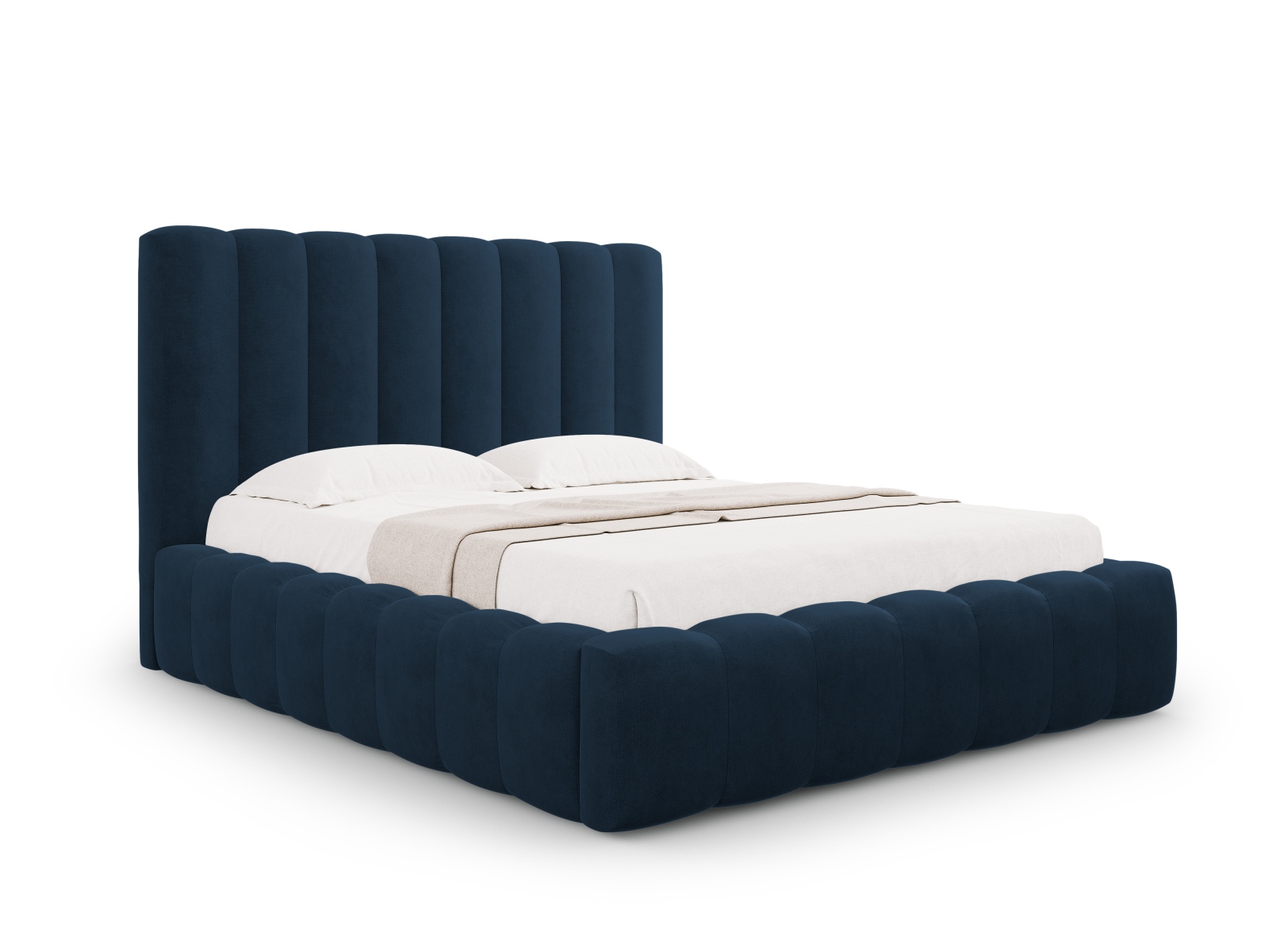 Storage Bed With Headboard, "Kelp", 165x230x125